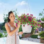 Landelijke Witte Kunststof Lechuza® Hangende bloempotten 