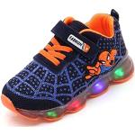 Blauwe LED / Oplichtend / Gloeiend Spider-Man LED sneakers & Lichtgevende Sneakers  in maat 34 voor Jongens 