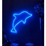Blauwe op batterijen Groenovatie Wandlampen met motief van Dolfijnen 
