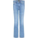 Lichtblauwe Polyester High waist LEE Hoge taille jeans  lengte L31  breedte W29 voor Dames 