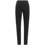 Zwarte Polyester High waist LEE Skinny jeans  lengte L33  breedte W32 voor Dames 