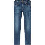 Blauwe LEE Rider Used Look Slimfit jeans  in maat S in de Sale voor Heren 