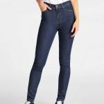 Blauwe LEE Scarlett Skinny jeans in de Sale voor Dames 