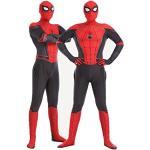 Leezeshaw Superheld Spider-kostuums, uniseks, voor volwassenen en kinderen, lycra/elastaan, Spider-bodysuit, Miles Morales, Peter Parker, Halloween, Zentai cosplay-kostuum
