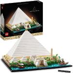 LEGO Architecture Grote Piramide van Gizeh, Egypte Model Bouwpakket voor Volwassenen, Creatieve Hobby voor Verzamelaars, Leuk Cadeau voor een Man of Vrouw 21058