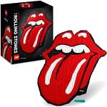 LEGO 31206 Art The Rolling Stones Logo Knutselset voor Volwassenen, Cadeau voor Fans van Muziek en Kunst, Leuk Woonaccessoire voor aan de Muur