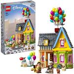 LEGO Disney en Pixar Huis uit de film 'Up' Bouwbaar Speelgoed voor Meisjes en Jongens met Ballonnen & Carl, Russell en Dug Figuren, Verzamelbare Model Set om Disney's 100e Verjaardag te Vieren 43217