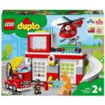 Lego DUPLO Brandweerkazerne & Helikopter Speelset - 10970 - Multicolor