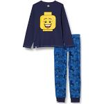 Marine-blauwe Lego Kinderpyjama's  in maat 92 voor Jongens 
