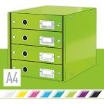 Leitz Ladekast, 4 Laden, A4, Click And Store, 60490054 - Groen