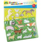 Multicolored Kunststof Lena Paarden Sjablonen 2 - 3 jaar met motief van Katten voor Kinderen 