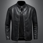 Zwarte Polyester Biker jackets  voor de Lente  in maat 3XL voor Heren 