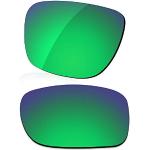 Groene Metalen Polarized Zonnebrillen  in Onesize voor Heren 