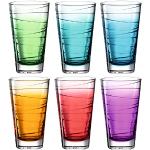 Multicolored Glazen vaatwasserbestendige LEONARDO Vario Waterglazen 6 stuks 