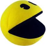 Leuke pluche pop gele smiley emoticon bal Pac-man gevuld speelgoed kind baby verjaardagscadeau
