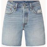 Donkerblauwe High waist LEVI´S 501 High waisted shorts 