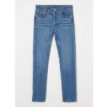 Donkerblauwe Stretch LEVI´S 501 Slimfit jeans voor Heren 
