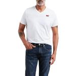Witte LEVI´S V-hals T-shirts  voor de Zomer V-hals  in maat XL voor Heren 
