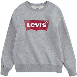 Levi's Kids LVBATWING CREWNECK SWEATSHIRT Jongens 10-16 jaar, grey heather, 14 Jaar