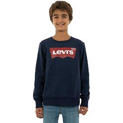 Levi's Kids LVBATWING CREWNECK SWEATSHIRT Jongens 10-16 jaar, jurk, blauwtinten, 12 Jaar