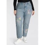 Blauwe High waist LEVI´S 501 Hoge taille jeans  in maat 3XL voor Dames 
