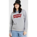 Lichtgrijze Polyester LEVI´S Sweaters Ronde hals  in maat 5XL voor Dames 