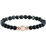 Liebeskind Berlin Beads-armband, 18 centimeters, Roestvrij staal, Onyx Jaspis