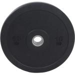 Lifemaxx Hi-Temp Olympische Halterschijf - Bumper Plate - 50 mm - 10 kg - Zwart