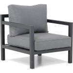 Donkergrijze Aluminium Lounge fauteuils in de Sale 