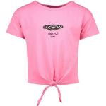Like Flo T-shirt met printopdruk roze
