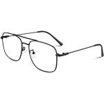 Retro Zwarte Brillen zonder sterkte  in maat M Sustainable voor Dames 