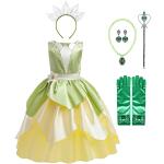 Lito Angels Prinses Tiana met Accessoire Fancy Dress Outfit voor Kleuter Meisjes, Verjaardagsfeest Dress Up Maat 110 (Leeftijd 4-5 Jaar) (Markeringsnummer 110)