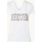 Witte Strass Liu Jo T-shirts met Strass 
