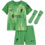 Liverpool FC 2021/22 Goalkeeper Voetbaltenue voor baby's/peuters - Groen