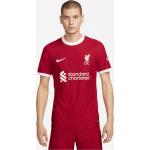 Rode Nike Dri-Fit Liverpool F.C. Voetbalshirts voor Heren 
