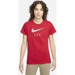 Rode Nike Liverpool F.C. T-shirts  in maat XS voor Dames 