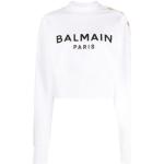 Casual Witte BALMAIN All over print Sweatshirts met print  voor een Stappen / uitgaan / feest  in maat L in de Sale voor Dames 