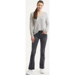 Zwarte Polyester High waist Lois Hoge taille jeans  lengte L32  breedte W33 voor Dames 