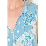 Blauwe Polyester All over print Topjes met print V-hals  in maat XL in de Sale voor Dames 
