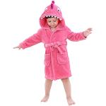 Roze Fleece Kinder badjassen Sustainable 