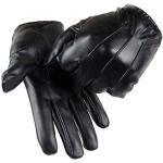Zwarte Stretch Touch Screen handschoenen  voor de Winter  in maat L Sustainable voor Heren 