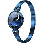 Blauwe waterdichte Smartwatches Armband voor Hardlopen met Stappenteller voor Dames 