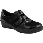 Zwarte Longo Klittenband schoenen  in maat 42 met Klittenbandsluitingen voor Dames 
