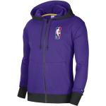 Paarse Fleece Nike LA Lakers Geweven Hoodies  in maat L met motief van USA in de Sale voor Heren 