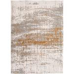 Louis de Poortere GRIFF tapijt, katoen, gris/doré, 150x80x0,03 cm