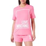 Roze MOSCHINO All over print T-shirts met opdruk  in maat M voor Dames 