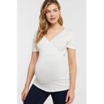 Witte Lyocell Love2wait V-hals T-shirts V-hals  in maat XS Sustainable voor Dames 