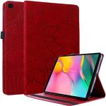 Rode 10 inch Bloemen Samsung Galaxy Tab A 10.1 hoesjes met motief van Mandala 