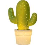 Groene Keramieken Lucide Led Tafellampen met motief van Cactus in de Sale 