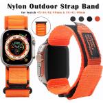 Oranje Nylon Horlogebanden met Nylon Armband voor Dames 